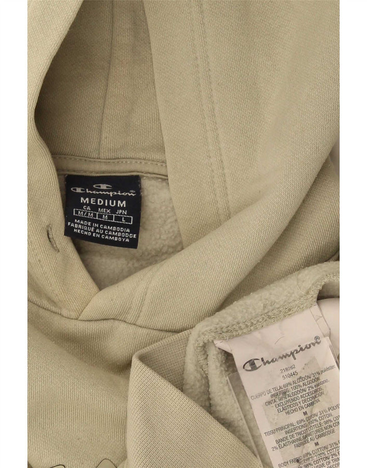 Champion Sudadera Con Capucha Gráfica De Algodón Caqui Medio