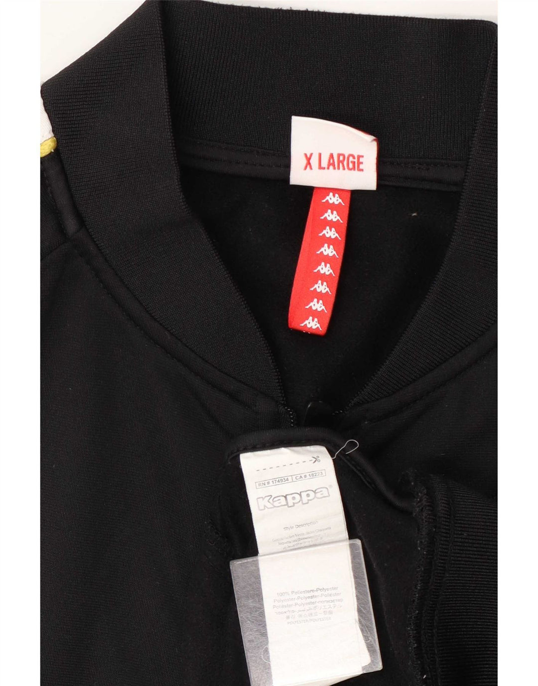 Puma Hombre Gráfico Chándal Top Chaqueta XL Negro Colorblock Poliéster