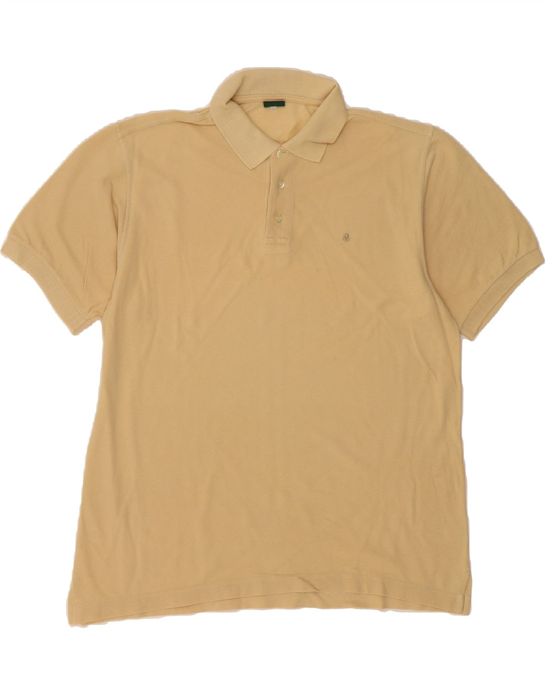 INVICTA Mens Polo Shirt XL Yellow Cotton Vintage Invicta and Second-Hand Invicta from Messina Hembry 