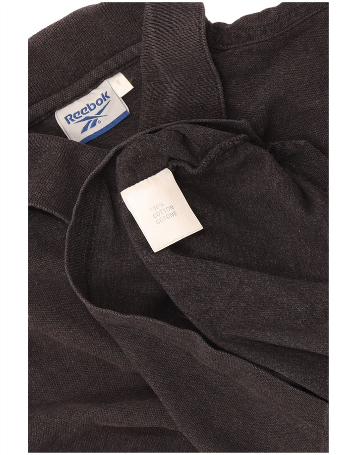 Polo Reebok Hombre Pequeño Algodón Negro