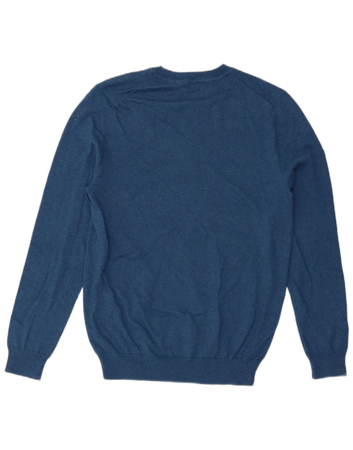Superdry Jersey De Cuello Redondo Para Hombre De Algodón Azul Medio