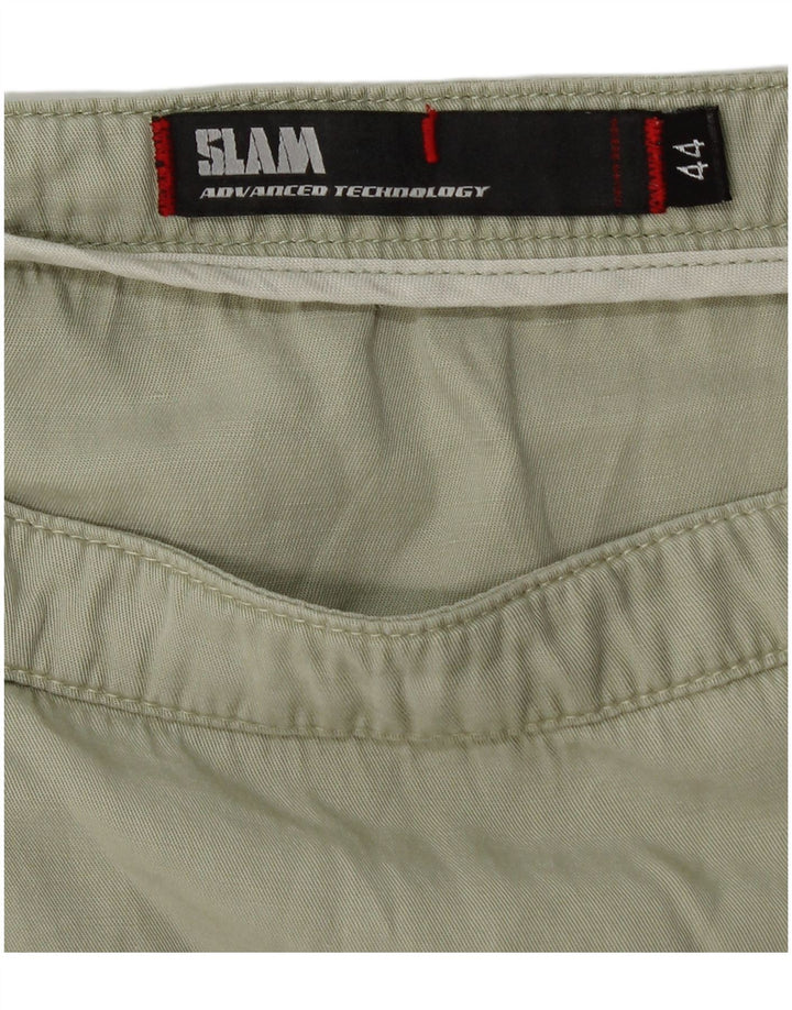 Falda recta Slam para mujer IT 44 Medium W30 Caqui