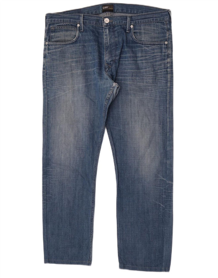 Lee Vaqueros Rectos Zed para Hombre W38 L30 Algodón Azul