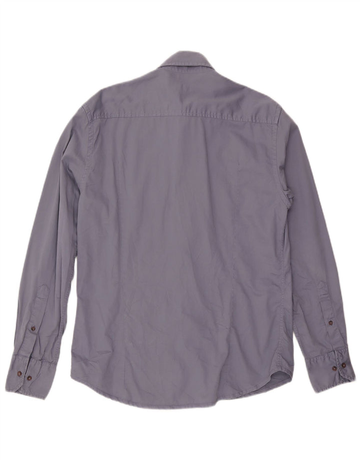 Camisa Kappa Hombre Algodón Azul Medio