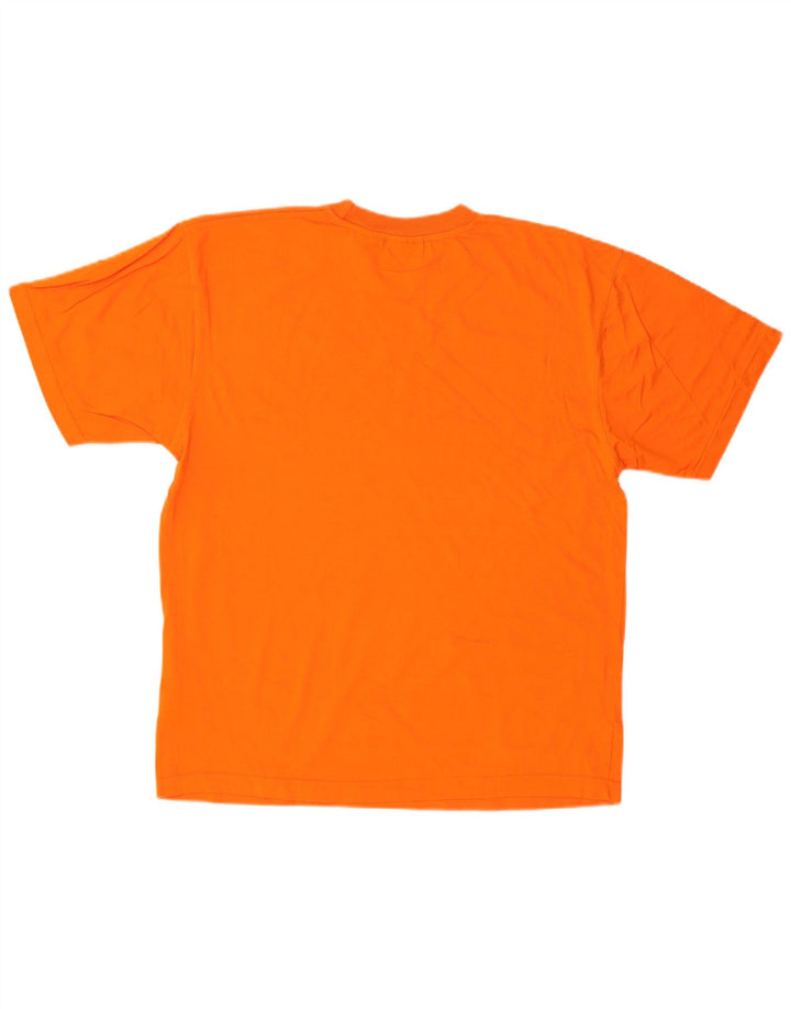FILA Camiseta gráfica para hombre Top Algodón naranja medio