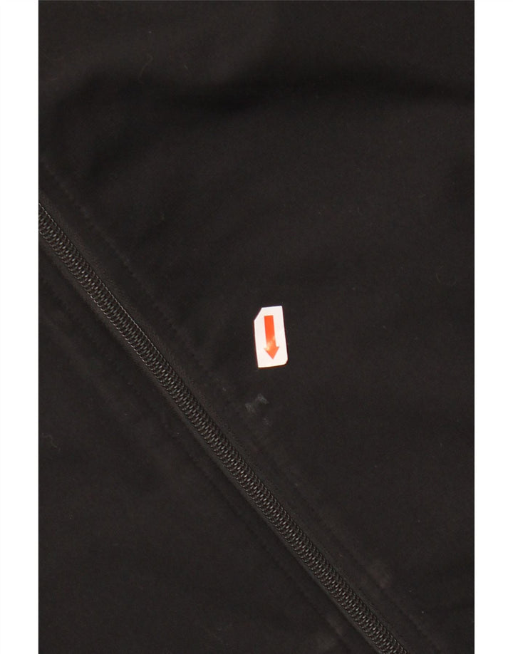 ADIDAS Chaqueta de chándal para mujer UK 12/14 Mediana Negro Poliéster