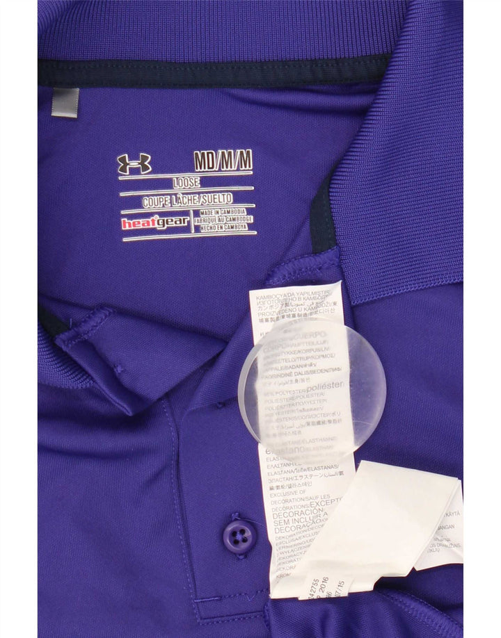 Under Armour Polo Heat Gear Hombre Poliéster Azul Medio