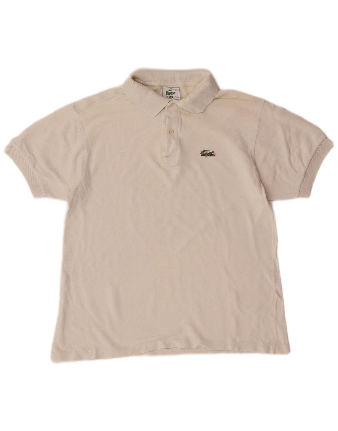 Polo Lacoste Niño 13-14 Años Blanco Algodón