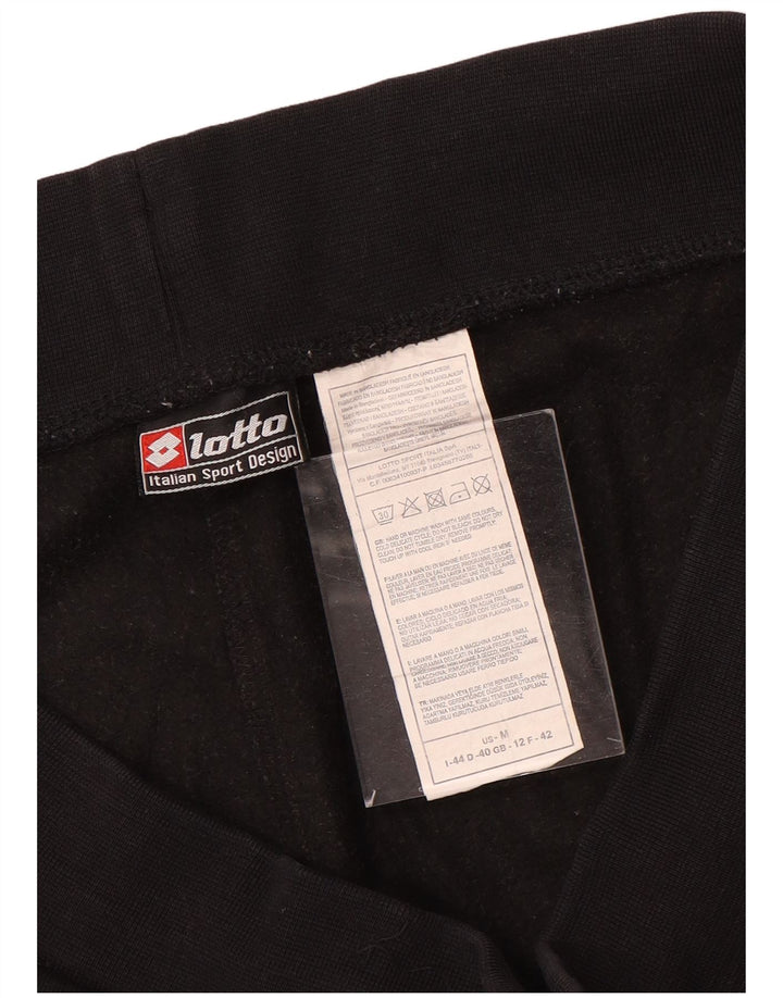 LOTTO Pantalones de chándal gráficos para mujer Joggers UK 40 Mediano Negro Algodón