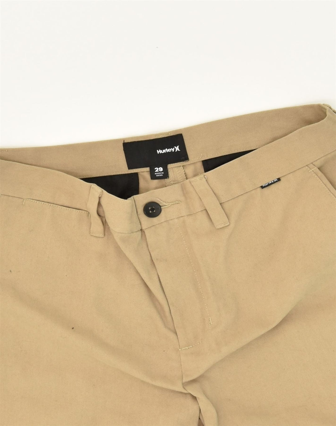 HURLEY Womens Chino Shorts W29 Medium Brown Cotton | Vintage Hurley | Thrift | Second-Hand Hurley | Used Clothing | Messina Hembry 
