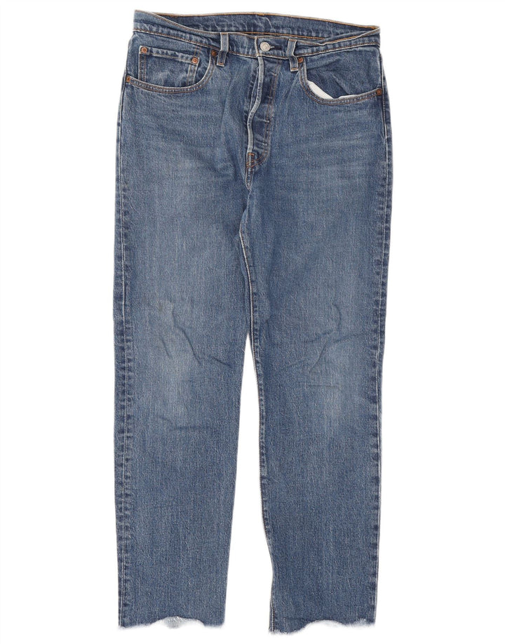 Levi's Hombre 501 Vaqueros Rectos W30 L30 Algodón Azul