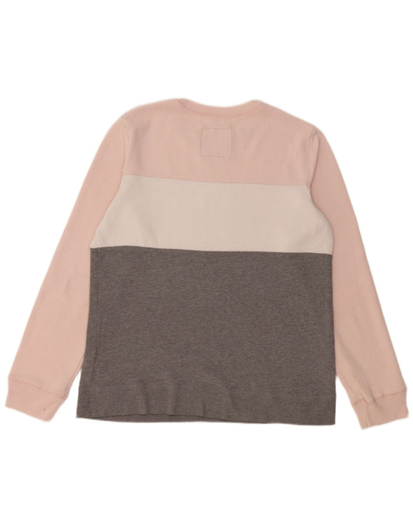 HOLLISTER Sudadera gráfica para mujer Jumper UK 46 Large Grey Colourblock