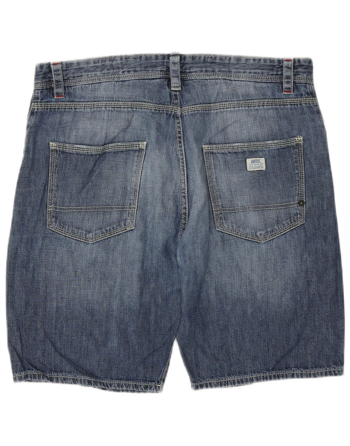 RIFLE Shorts vaqueros para hombre W33 Azul medio