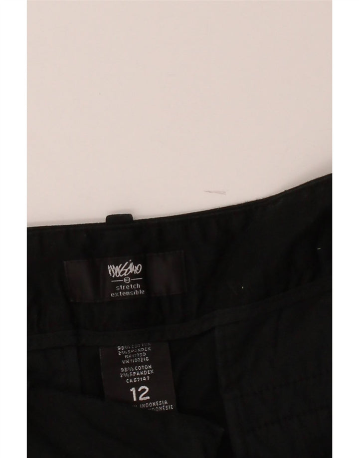 MOSSIMO Womens Stretch Casual Shorts US 12 Large W34 Black Cotton Vintage Mossimo and Second-Hand Mossimo from Messina Hembry 