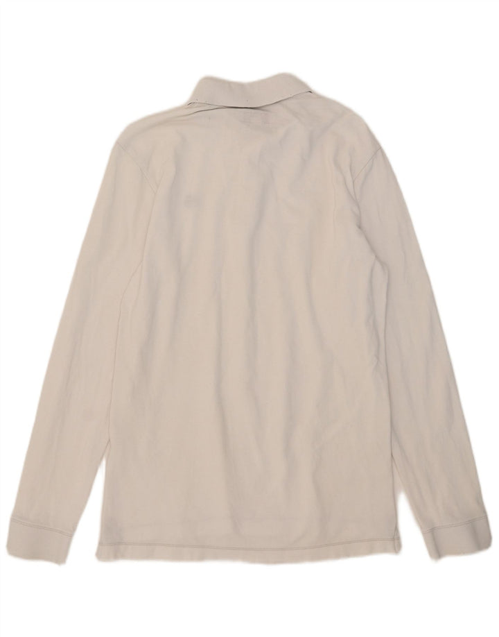 Energie Polo De Manga Larga Para Hombre Blanco Mediano