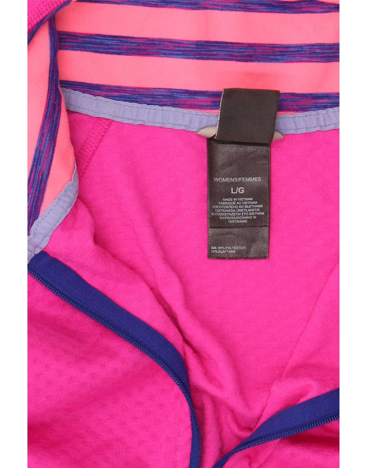 The North Face Jersey de chándal para mujer, talla 40, talla grande, color rosa manchado