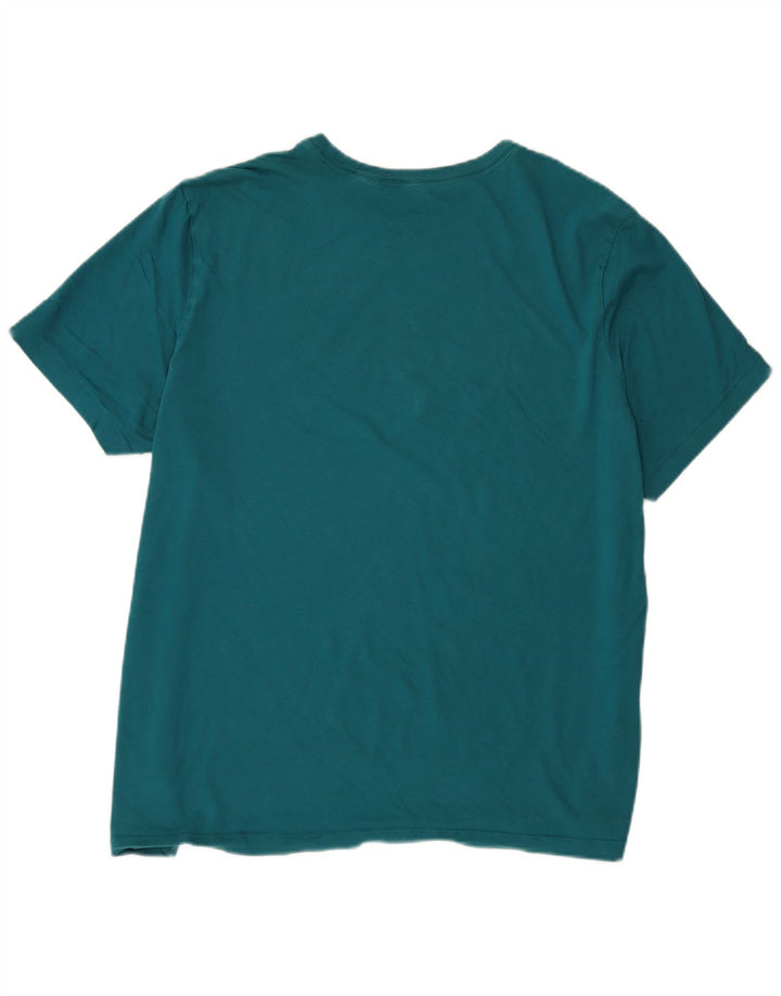 Nike Camiseta Hombre Top 2XL Turquesa Algodón