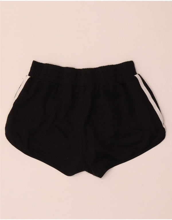 Adidas Pantalones cortos deportivos para mujer UK 8 Small Poliéster negro