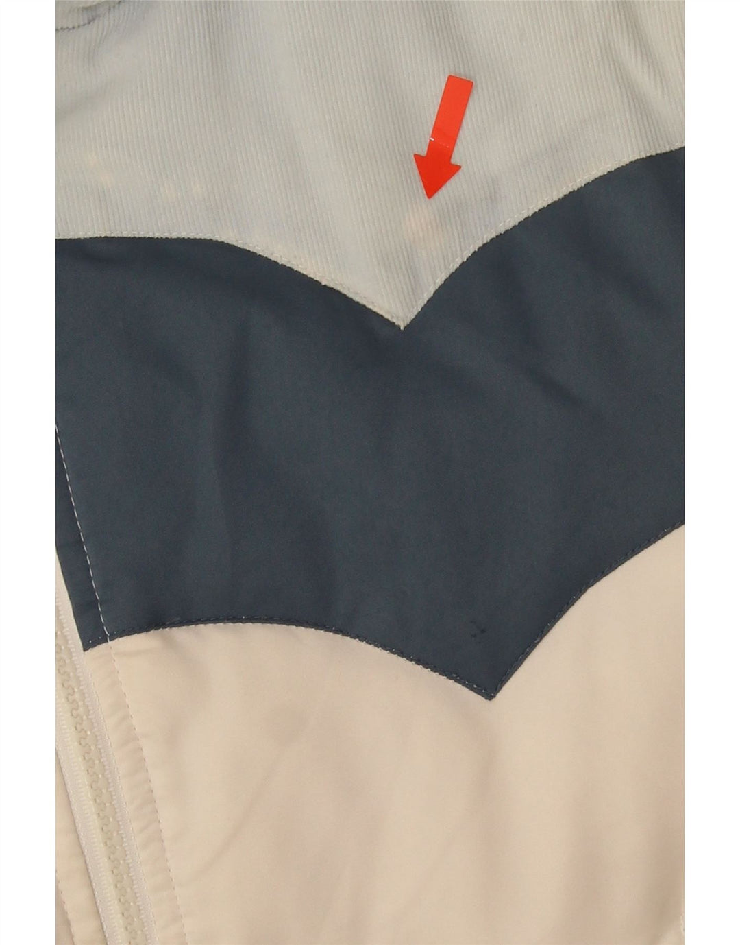 Levi's Chaqueta acolchada para mujer UK 6 XS Poliéster color block blanco