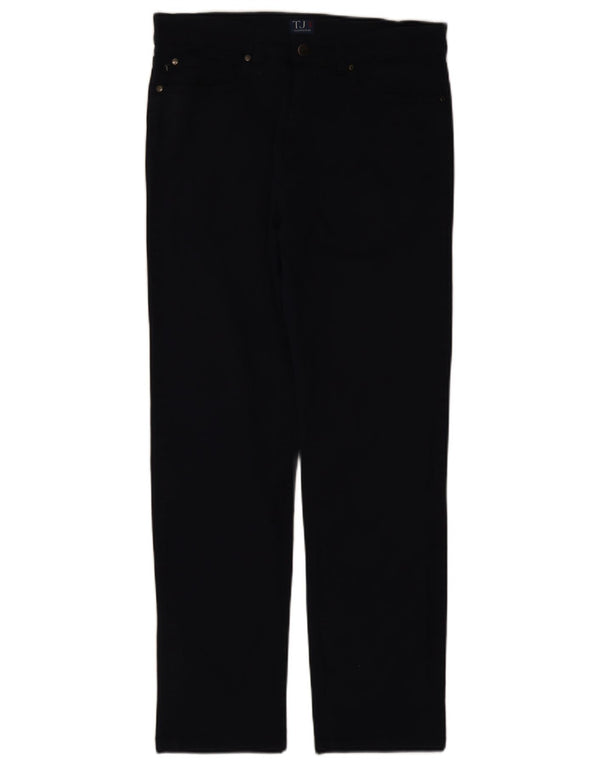 Pantalón Hombre Trussardi Rectos Casual W34 L30 Azul Marino Algodón