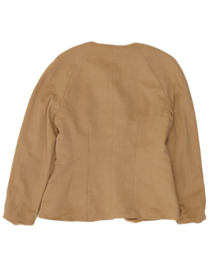 Escada Chaqueta tipo blazer de 6 botones para mujer de Margaretha Ley EU 38 Beige medio