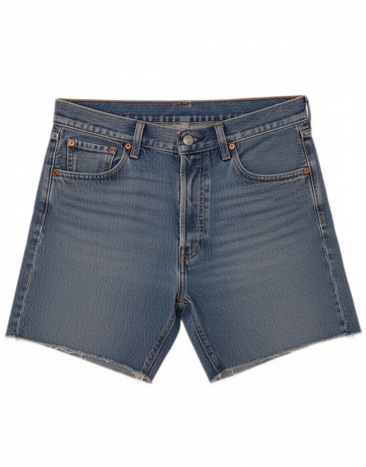 Levi's Hombre 501 Shorts De Mezclilla W30 Algodón Azul Medio