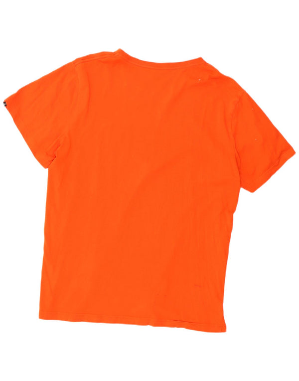 Puma Camiseta gráfica para hombre Top XL Algodón naranja