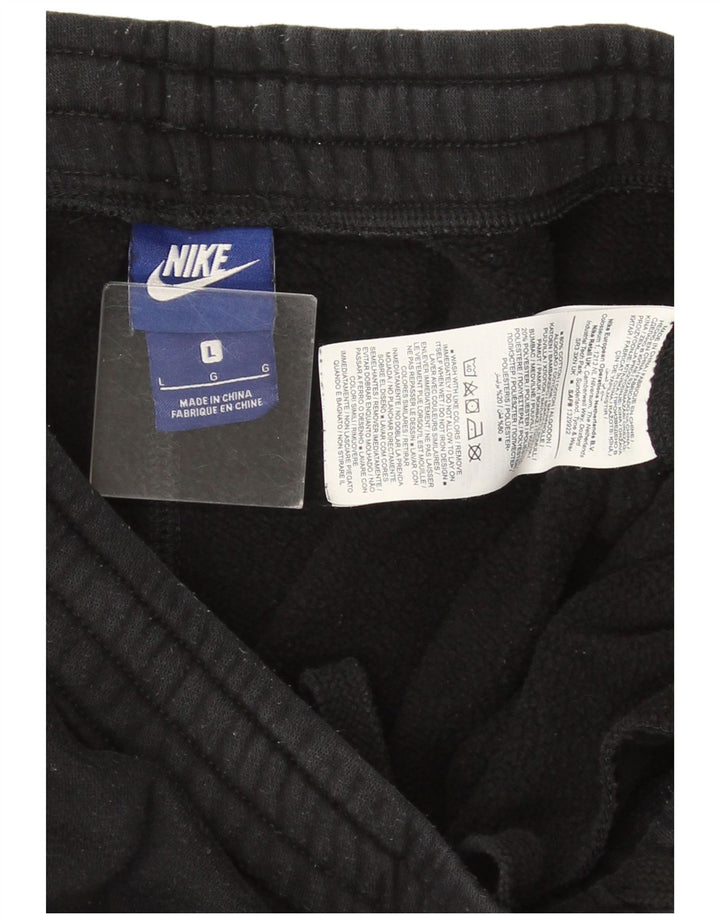 Nike - Pantalones de chándal para hombre, talla grande, color negro, algodón