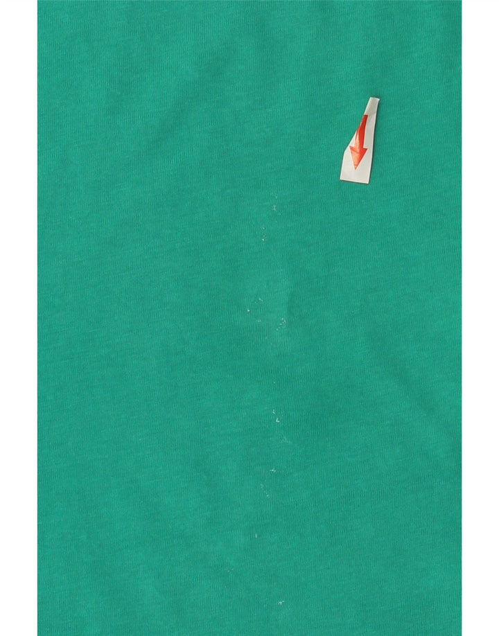 ELLESSE Mens Heritage Graphic Camiseta Top Algodón Turquesa Medio
