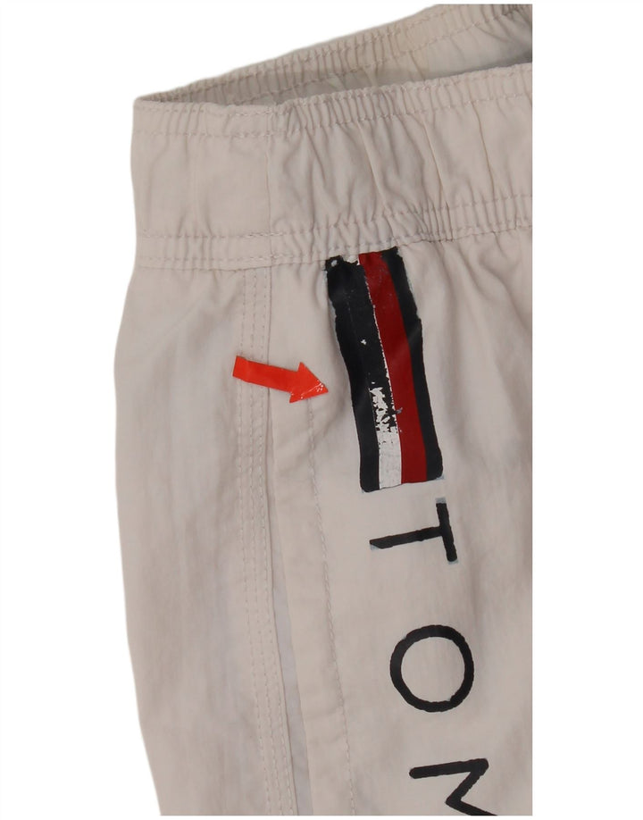 Tommy Hilfiger Shorts de baño gráficos para Mujer UK 12 Medium White