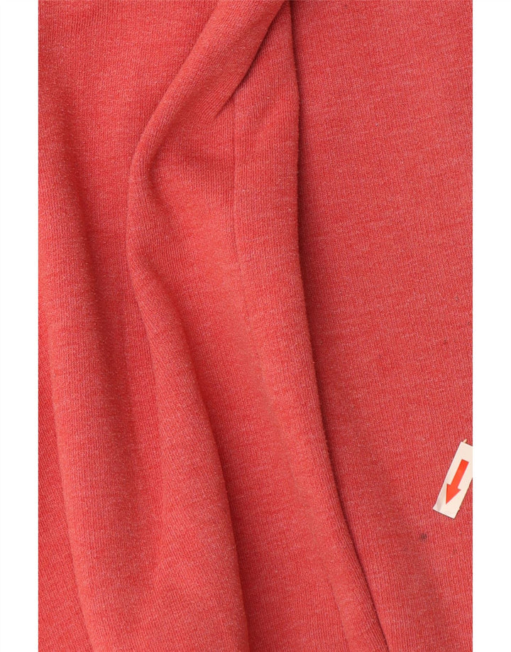 Weird Fish Sudadera con Cuello y Cremallera para Hombre Jersey Grande de algodón Rojo