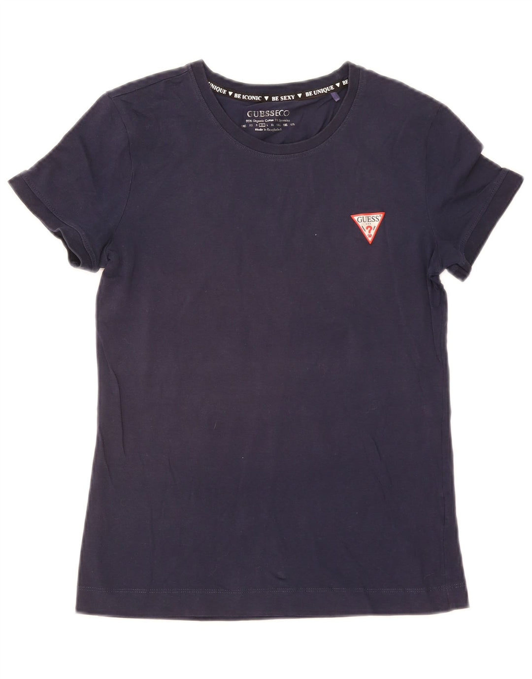 Guess Camiseta para mujer Top UK 12 Medium Azul marino