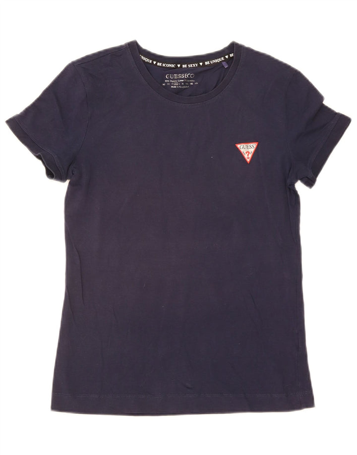 Guess Camiseta para mujer Top UK 12 Medium Azul marino
