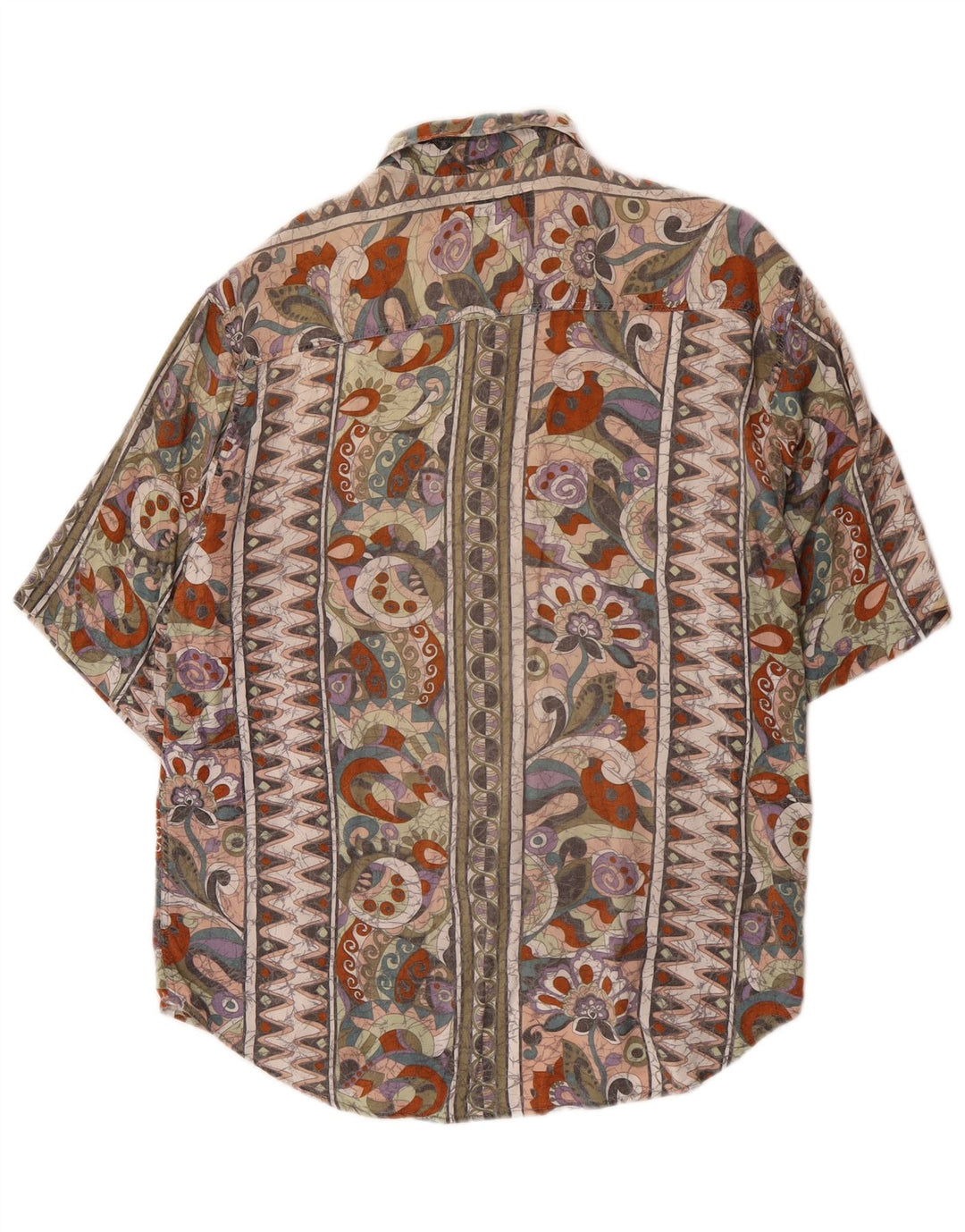 Camisa Ferro Hombre Manga Corta Medium Multicolor Floral