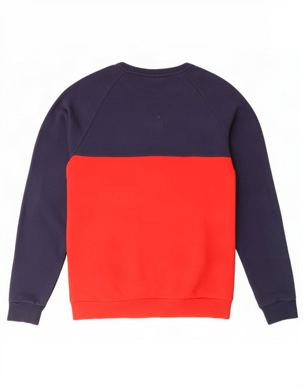 Fila Hombre Sudadera Jumper Medium Azul Marino Colorblock Algodón
