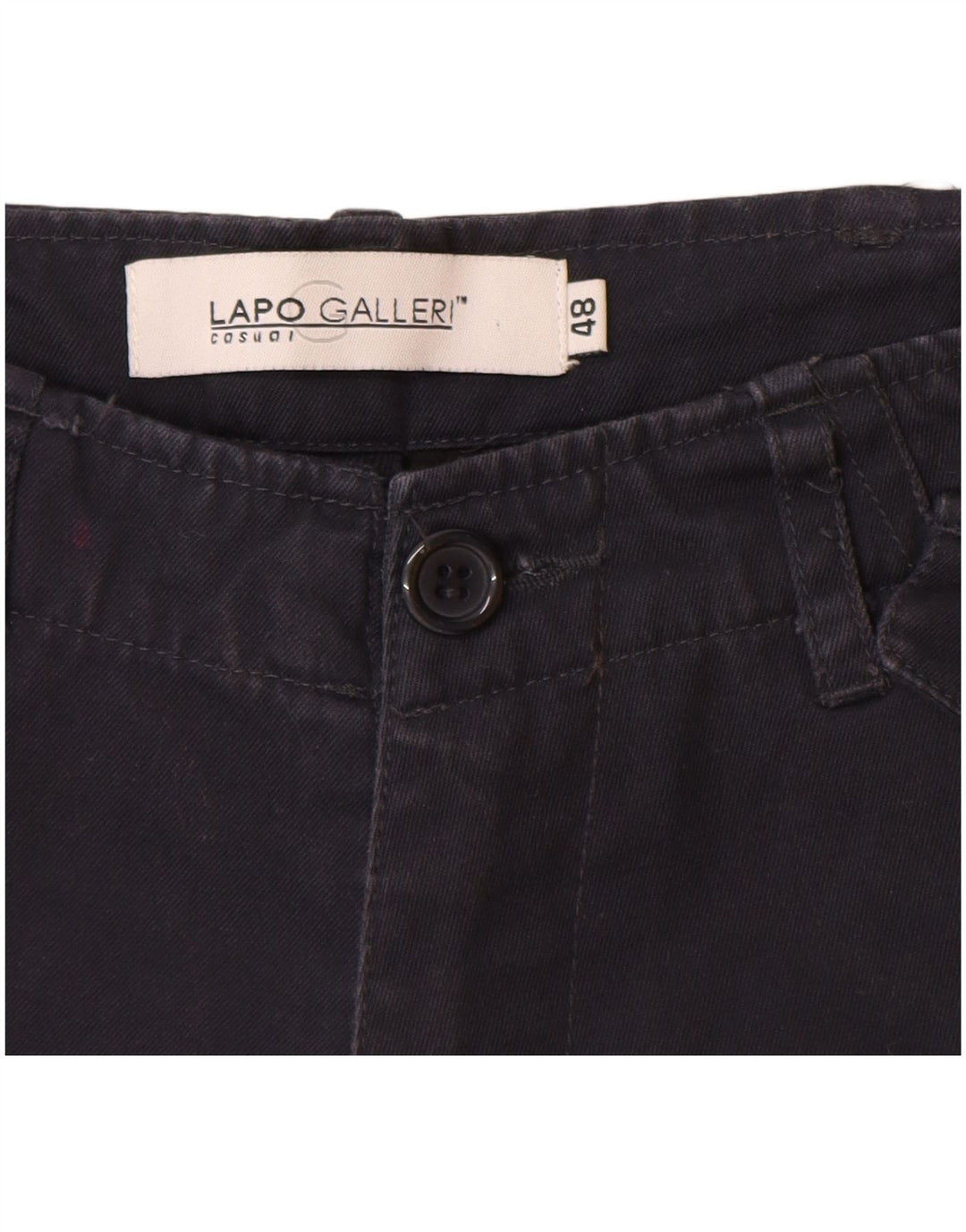 Lapo Galleri Pantalones cortos cargo para hombre IT 48 Medium W32 Algodón azul marino