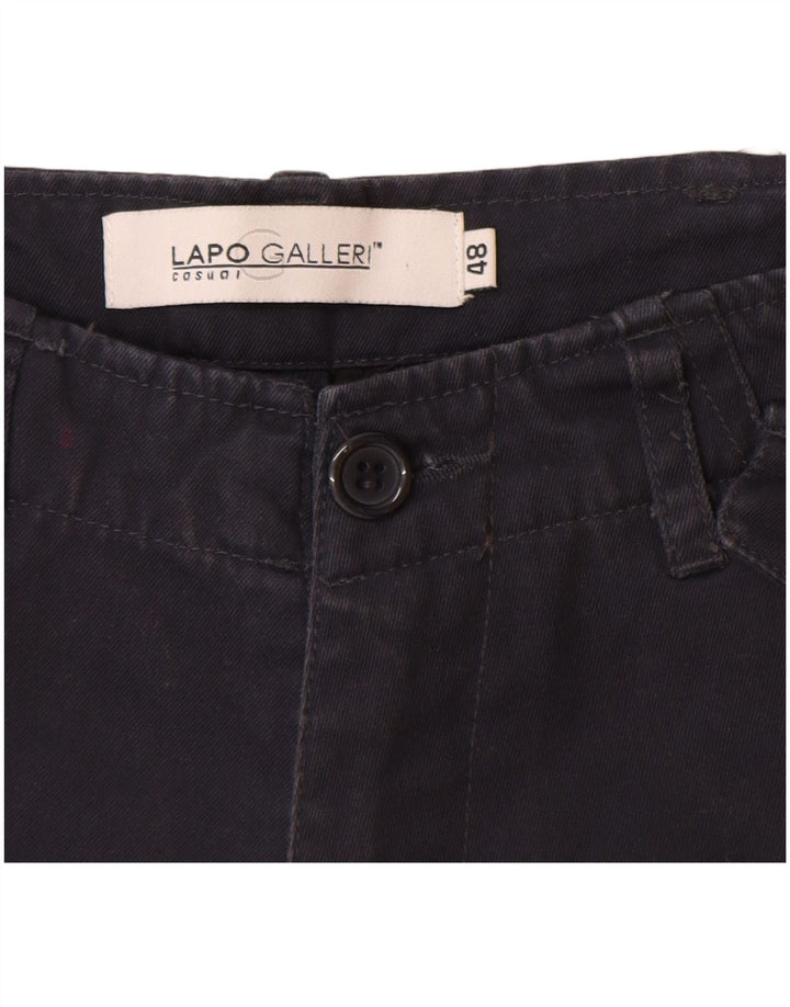 Lapo Galleri Pantalones cortos cargo para hombre IT 48 Medium W32 Algodón azul marino