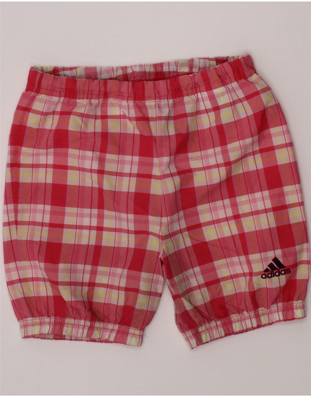 Pantalón corto casual ADIDAS Niña 3-4 años W20 Cuadros rosa Poliéster