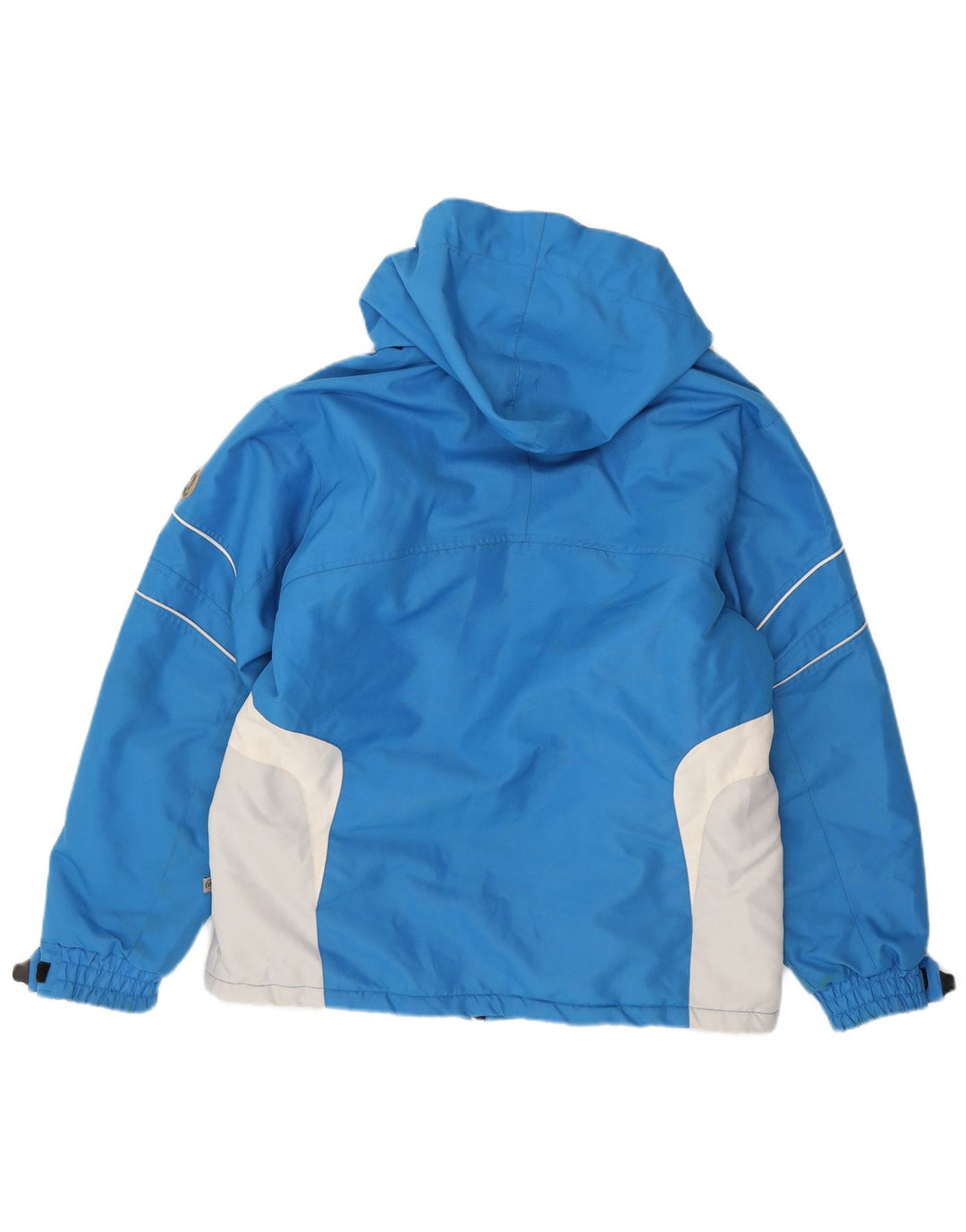 BRUGI Chaqueta cortavientos con capucha para hombre UK 38 Medium Blue Colourblock