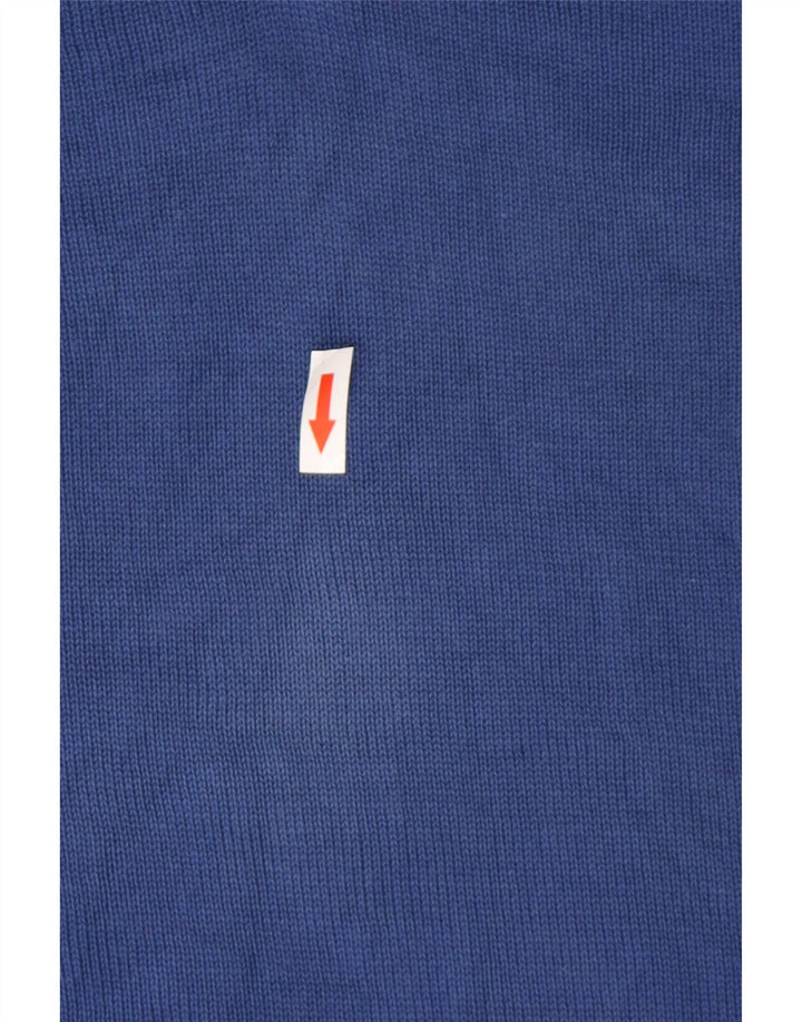 Marks & Spencer Jersey Regular Fit con Cuello en V para Hombre Algodón Azul Grande