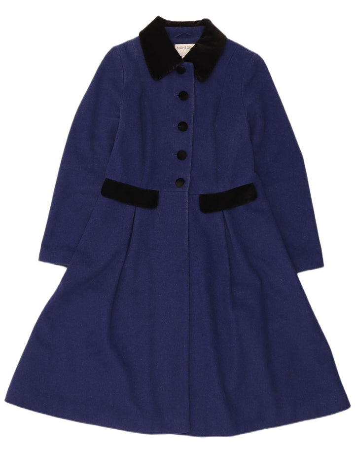 Monsoon Abrigo para mujer UK 40 Pequeño Azul Colorblock