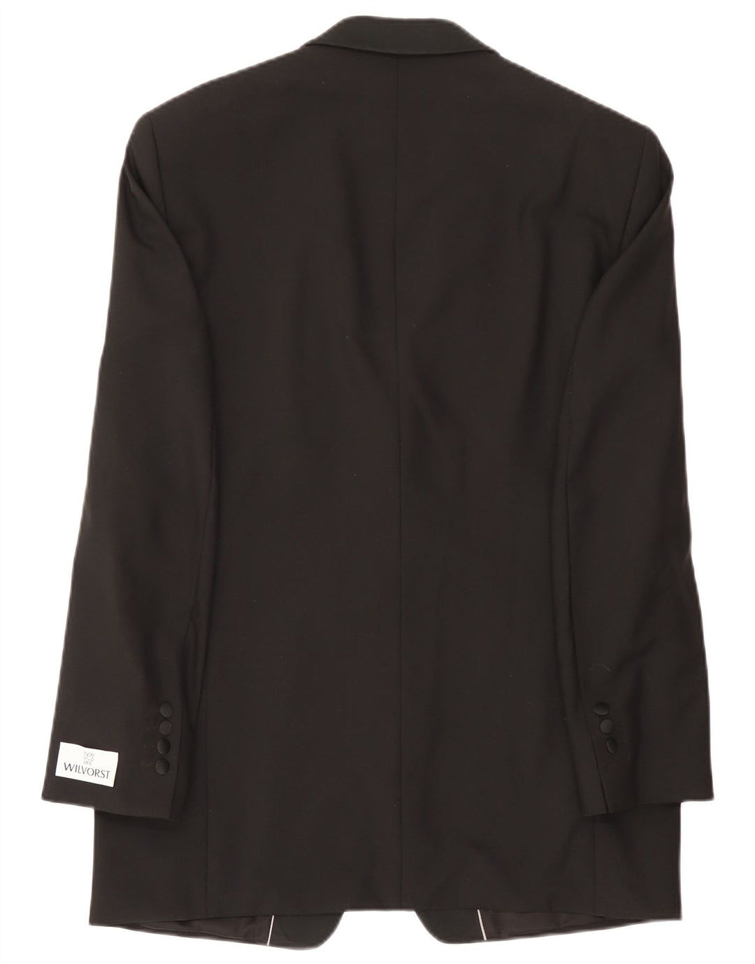 Wilvorst Chaqueta tipo blazer con 1 botón para hombre EU 50 Large Lana negra