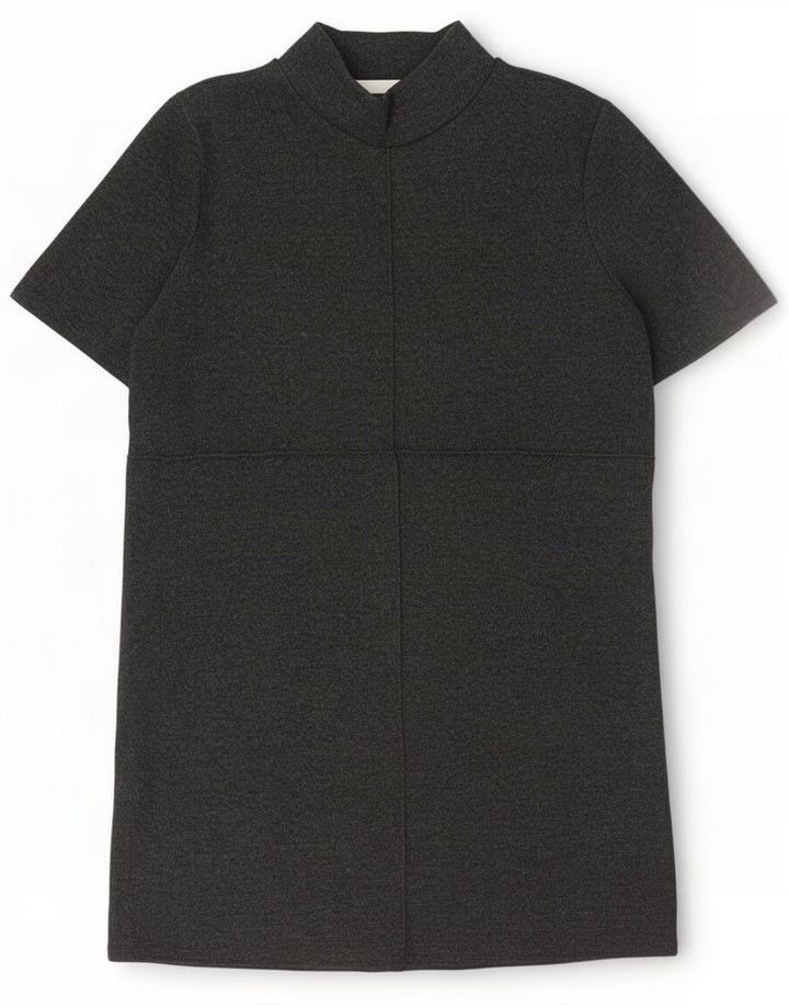 Zara Vestido tipo jersey para mujer UK 46 Poliéster gris grande
