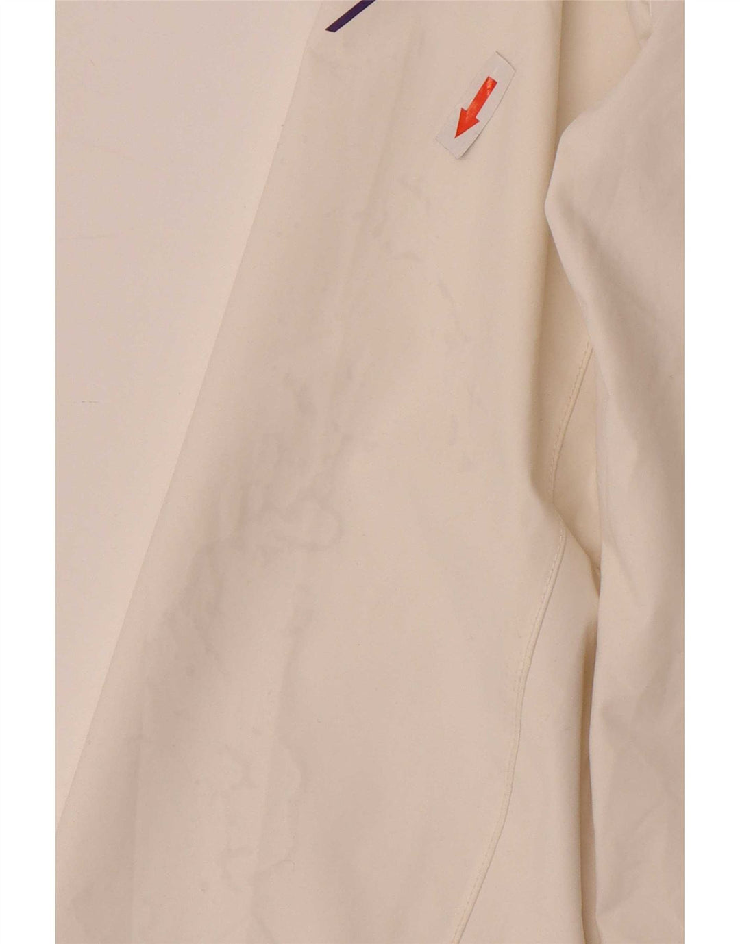 Helly Hansen Chaqueta impermeable con capucha gráfica para mujer UK 10 Small White Polyamide