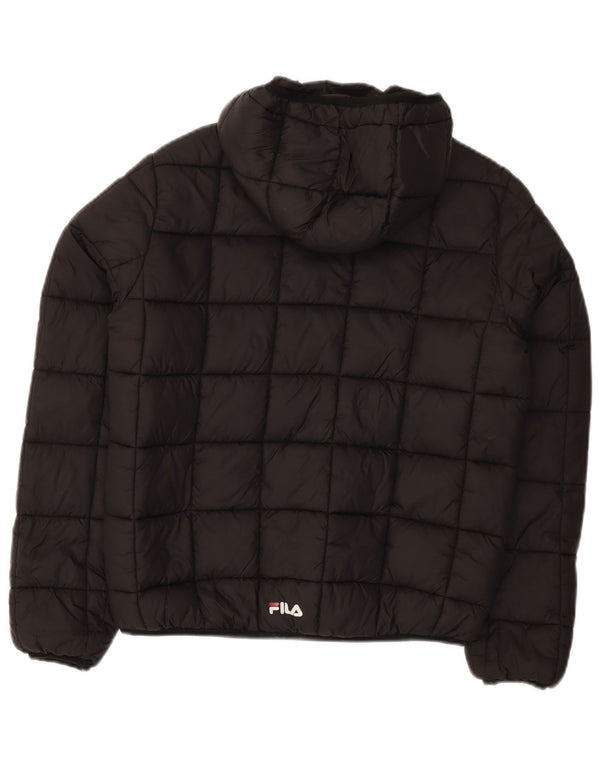 Fila Chaqueta acolchada con capucha para niño 13-14 años negro
