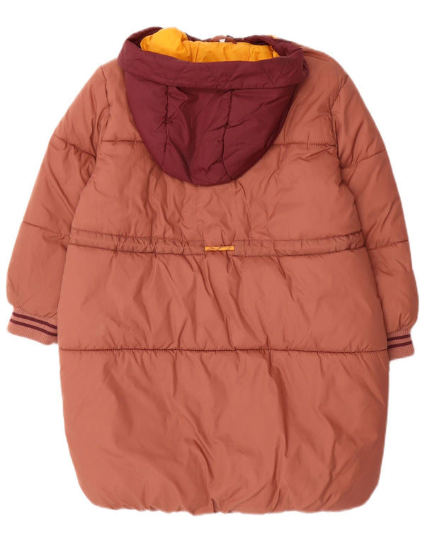 Zara Cazadora Acolchada Niña 8-9 Años Poliamida Color Block Marrón
