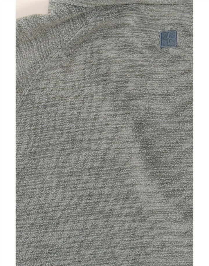 Jersey de forro polar con cuello y cremallera para hombre de Mountain Warehouse Azul medio
