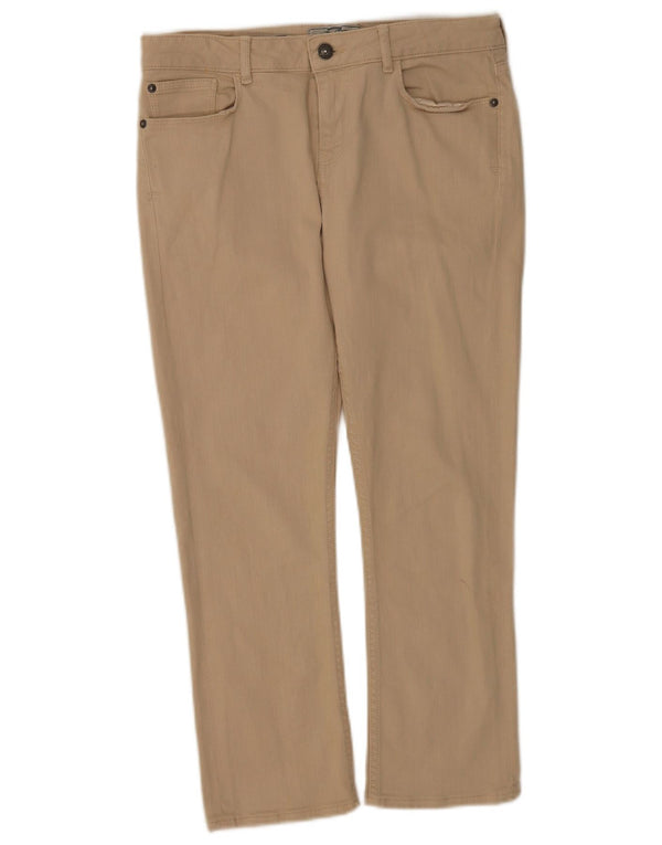 Pantalones cortos ajustados para mujer de Fat Face UK 10 Small W28 L24 Algodón beige