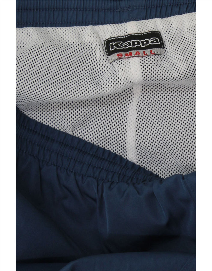 KAPPA Mens Tracksuit Trousers Small  Navy Blue Polyester Vintage Kappa and Second-Hand Kappa from Messina Hembry 
