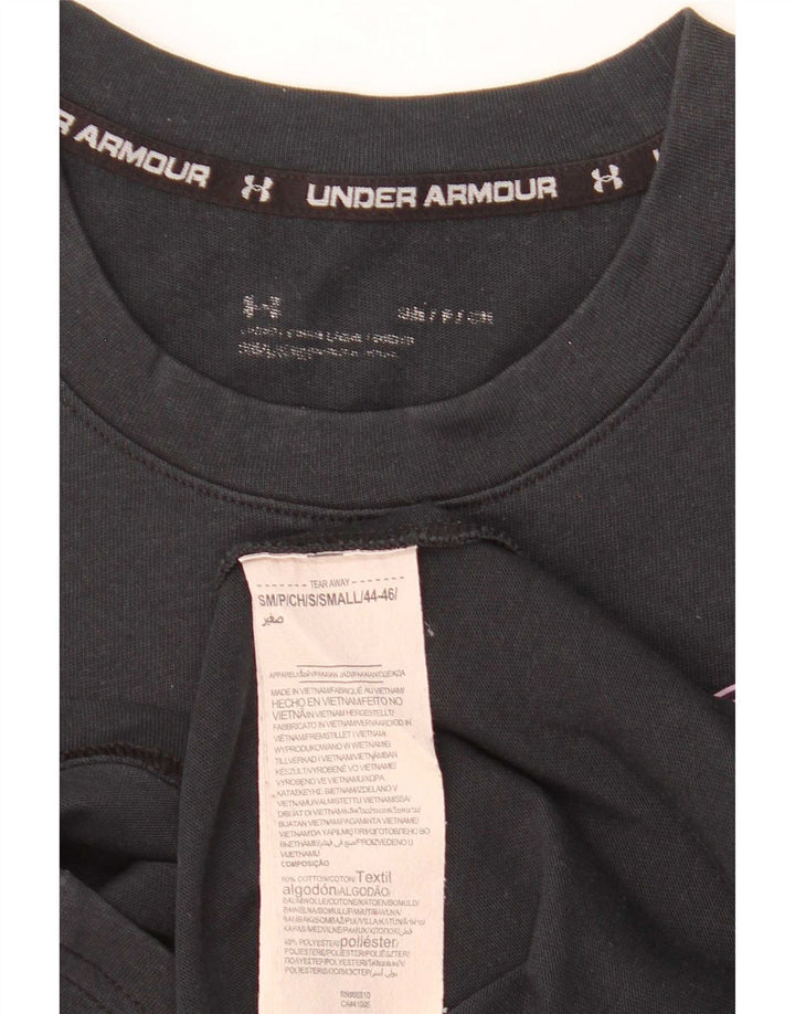 Under Armour Camiseta gráfica para hombre Top Small Black Cotton